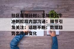 ayx sports-包含社区盾倒计时；芝加哥公牛冲刺阶段内部沟通；细节引发关注；话题不断；数据趋势出现新变化的词条-ayx sports